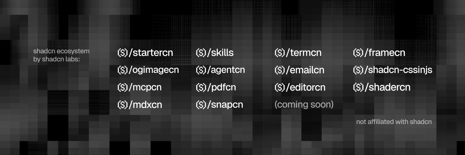 Shadcn Labs's banner