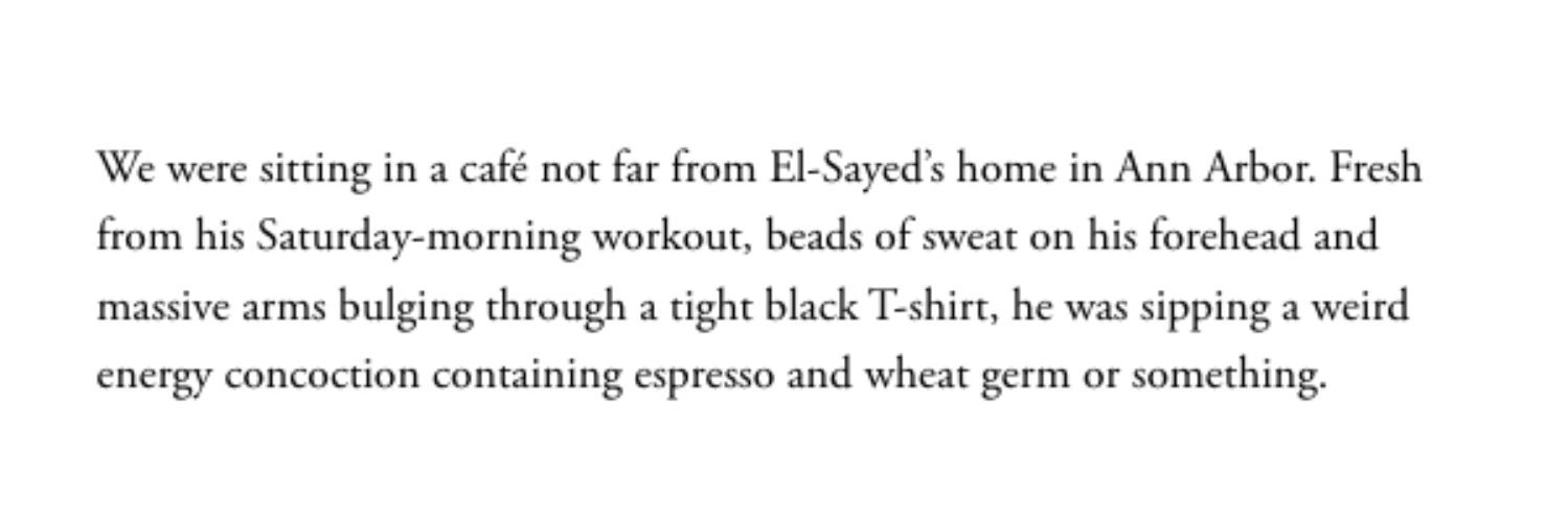 Abdul El-Sayed HQ's banner