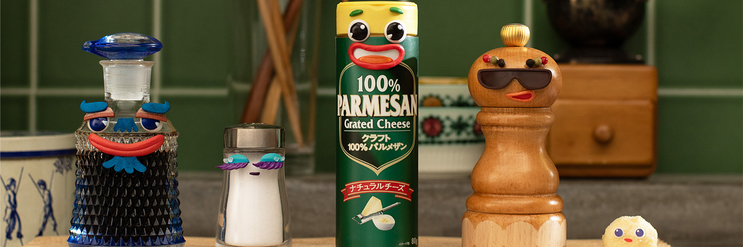 パルメザンくん と 愉快なチーズたち🧀/森永乳業's banner