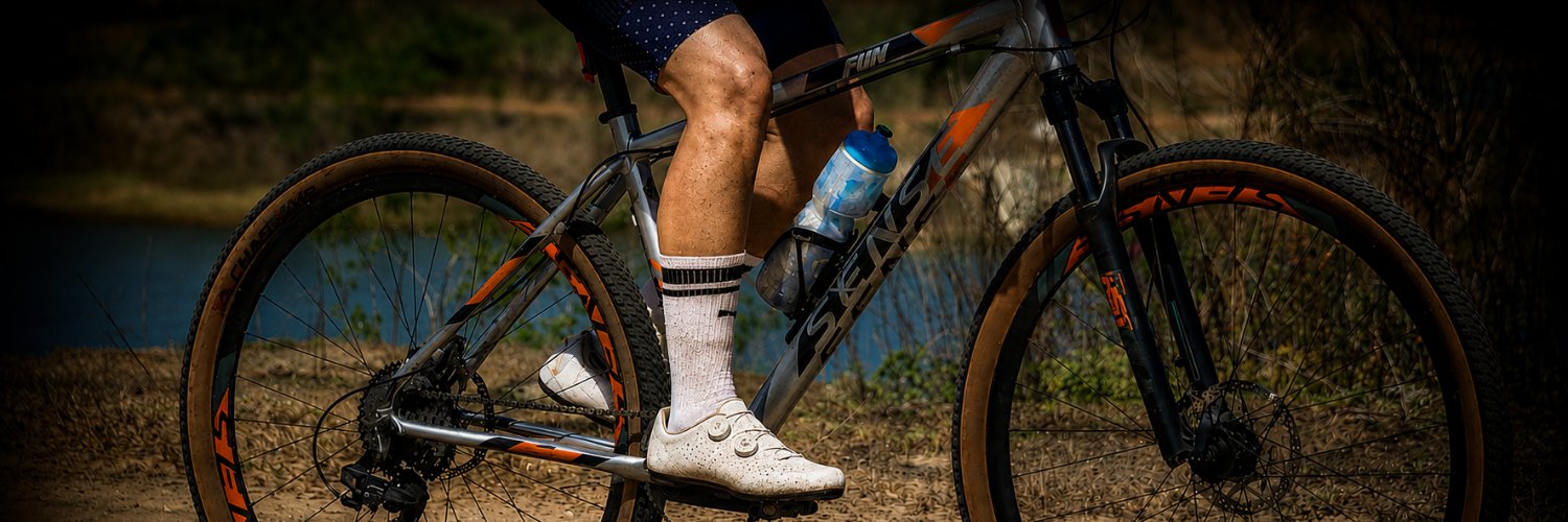 Pé de Ciclista Alpha's banner