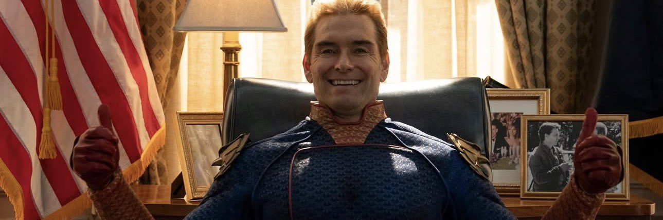 Homelander's banner