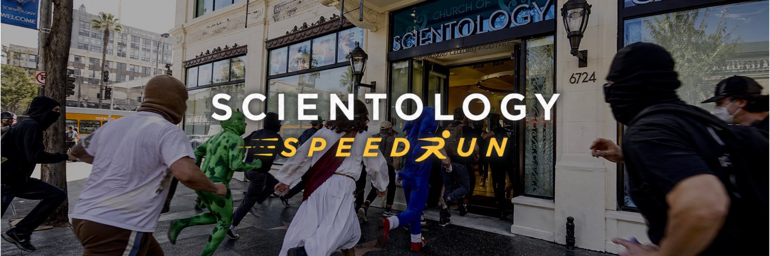 Scientology Speedruns's banner