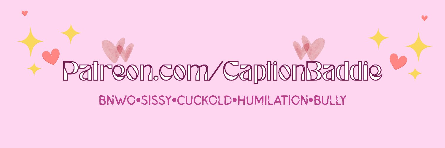 Caption Baddie's banner