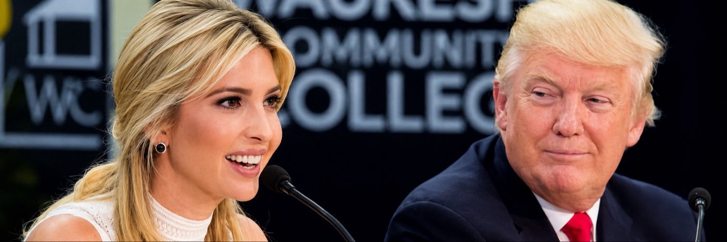 Ivanka Trump's banner