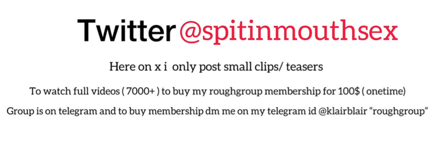 slap her and spit in her mouth's banner