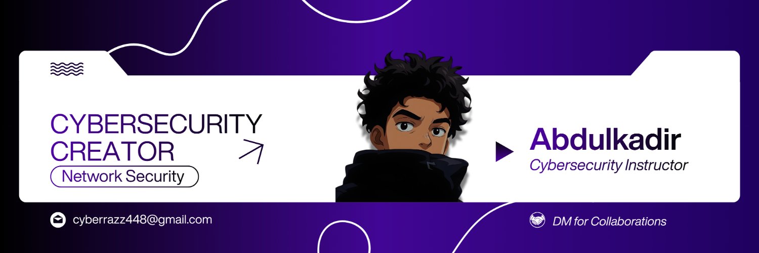Abdulkadir | Cybersec's banner