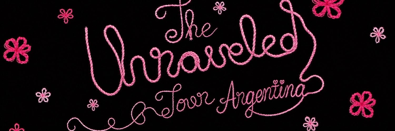 The Unraveled Tour Argentina's banner