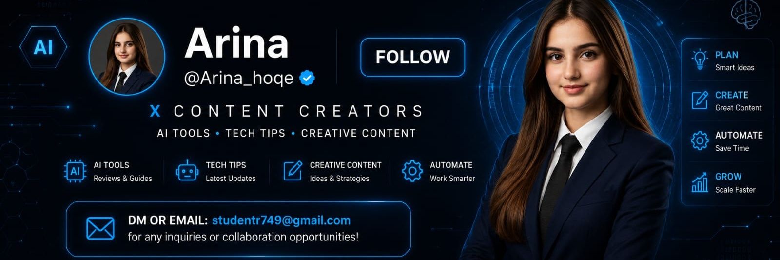 Arina Ai's banner
