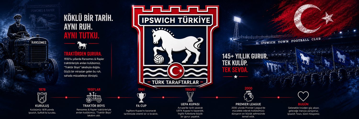 Ipswich Town Türkiye 🇹🇷's banner