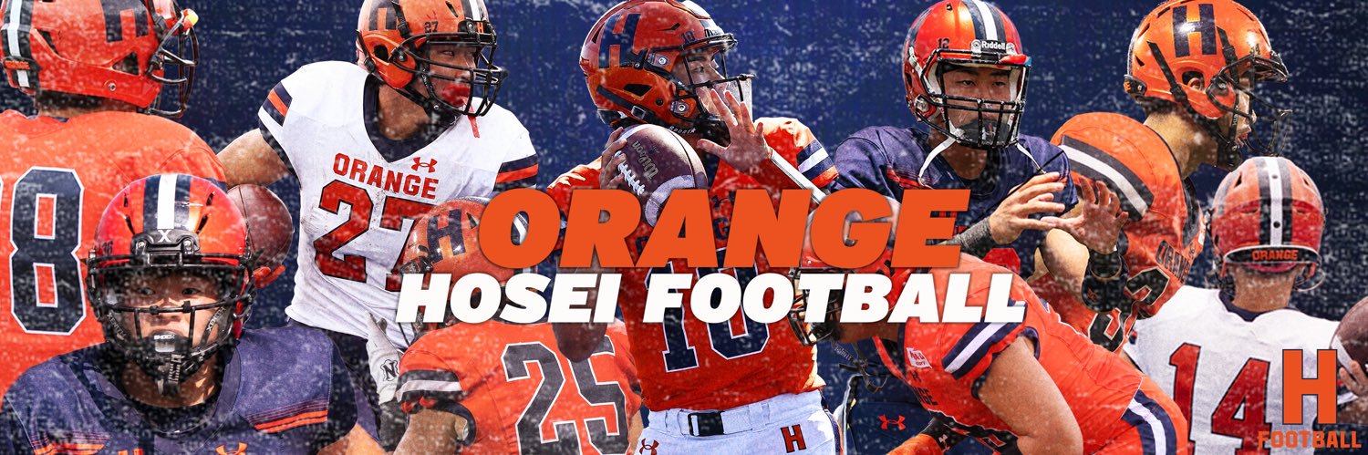 法政大学体育会アメリカンフットボール部ORANGE's banner