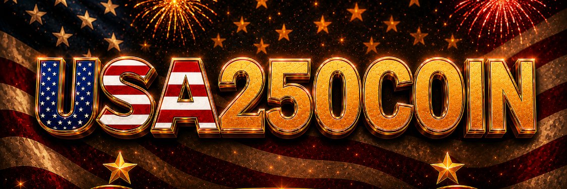 USA250 Coin's banner