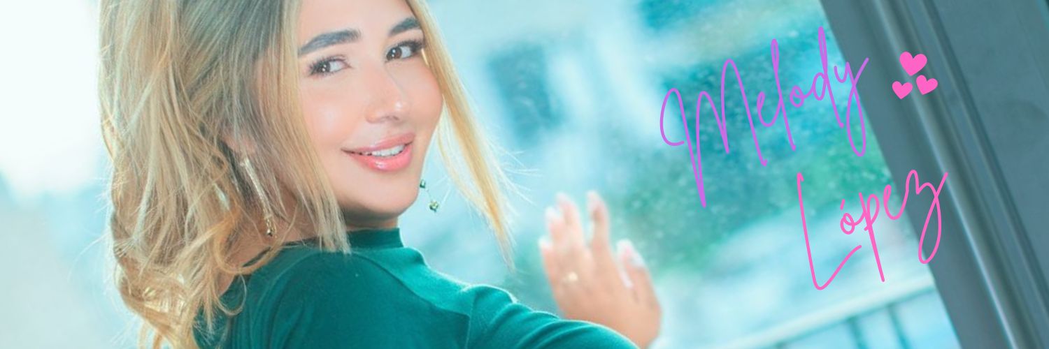 Melody López's banner