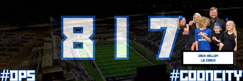 Coach Kelley's banner