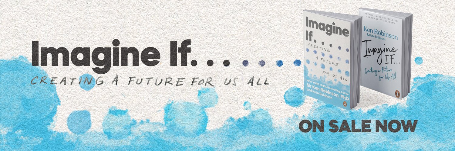 Sir Ken Robinson's banner