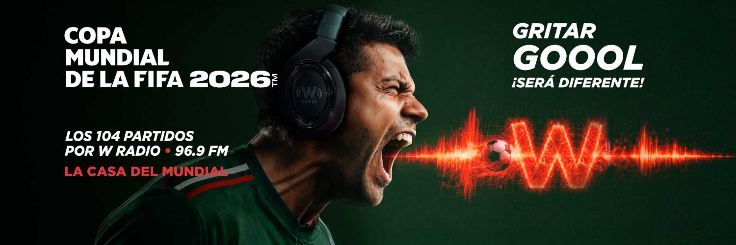 W Radio México's banner
