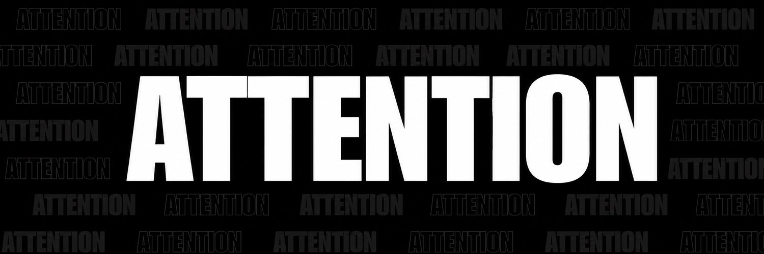 Attention's banner