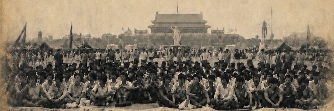 中国民主党欧洲党部's banner