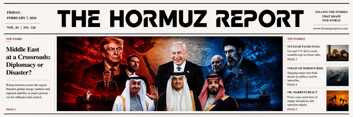 The Hormuz Report's banner