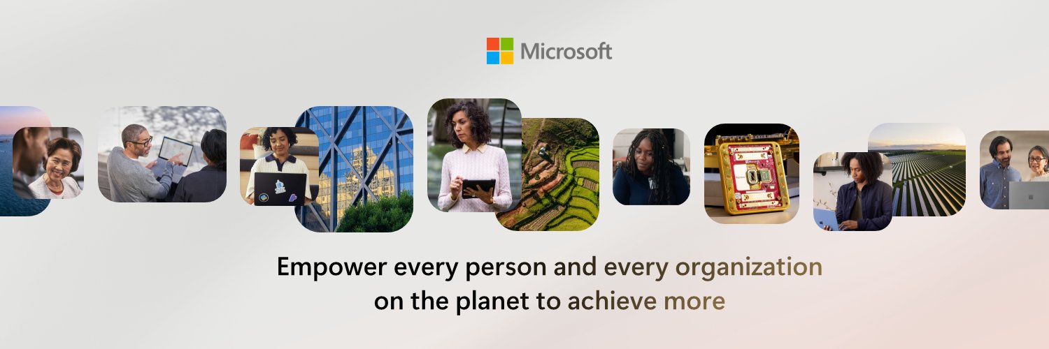 Satya Nadella's banner