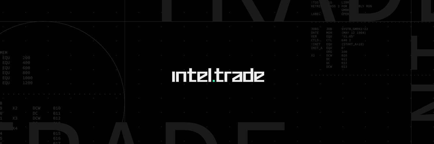 Intel.trade's banner