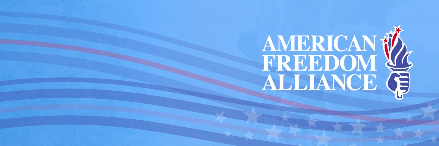 American Freedom Alliance's banner