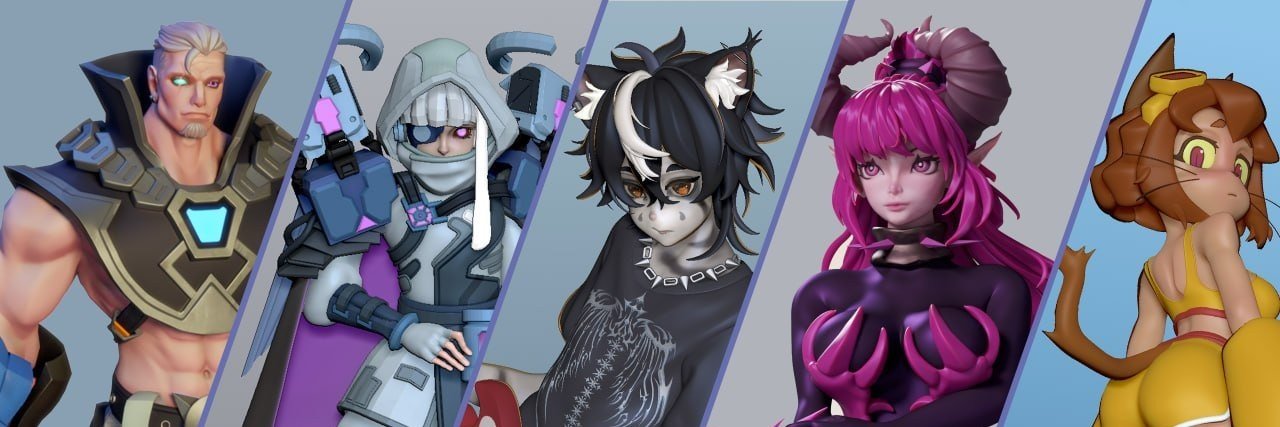 kainéth | 3d artist | Comms open🩶's banner