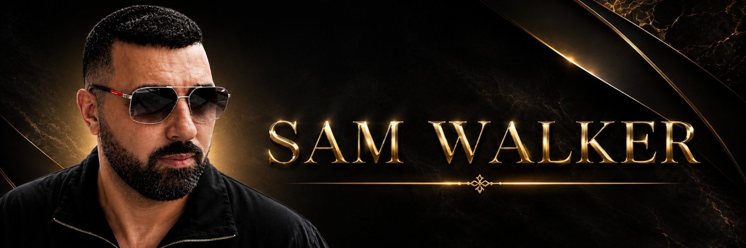 Sam Walker's banner