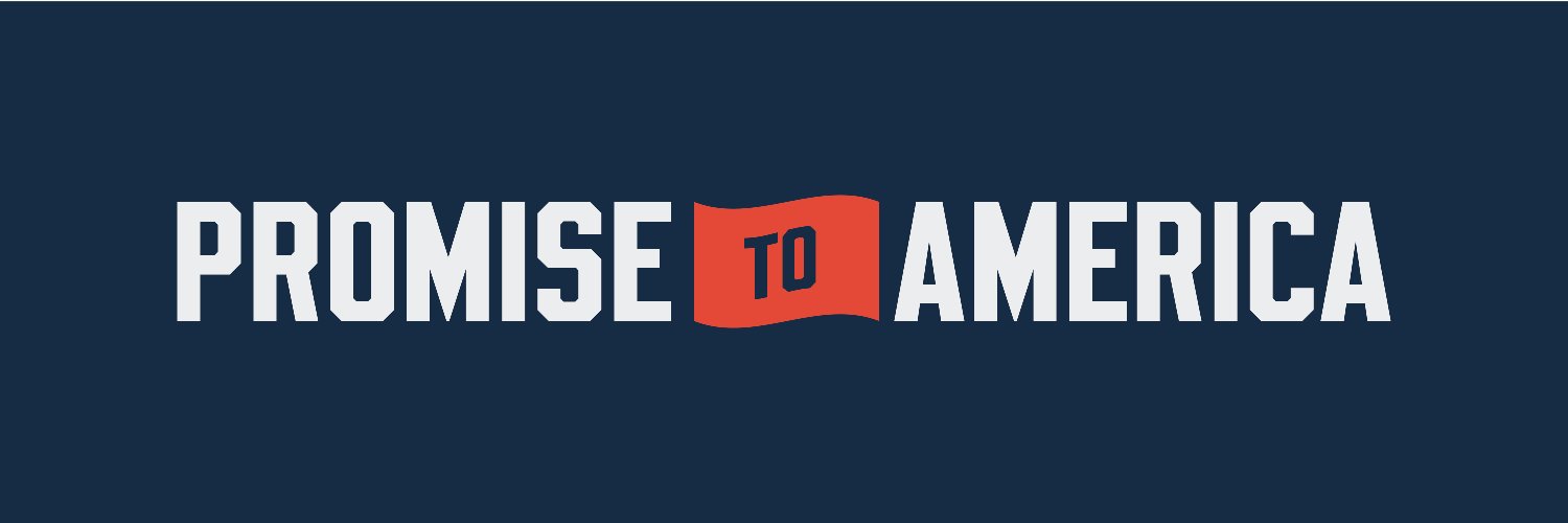 The Promise to America's banner