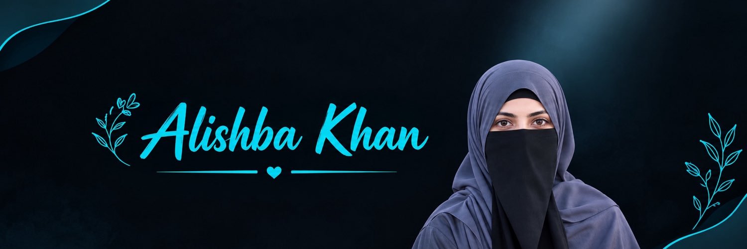 Alishba Khan's banner