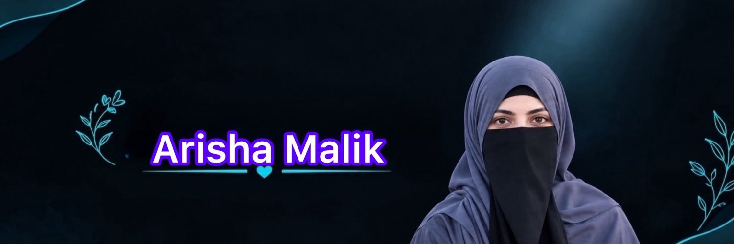 Arisha Malik's banner