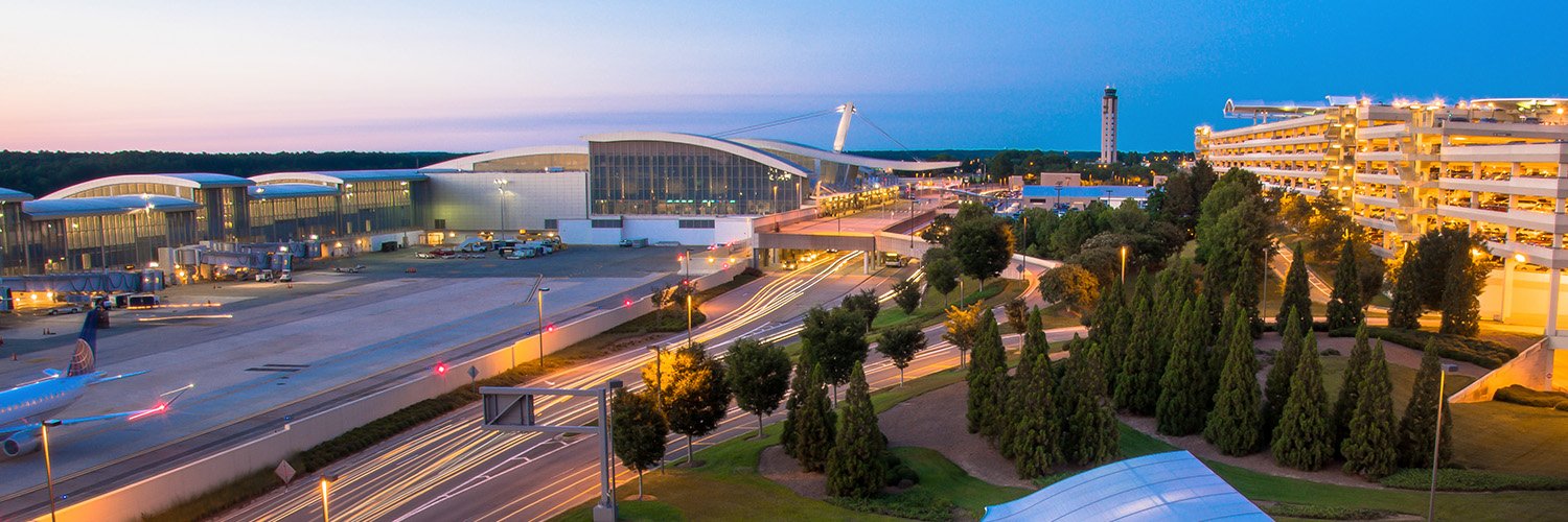 RDU Airport's banner