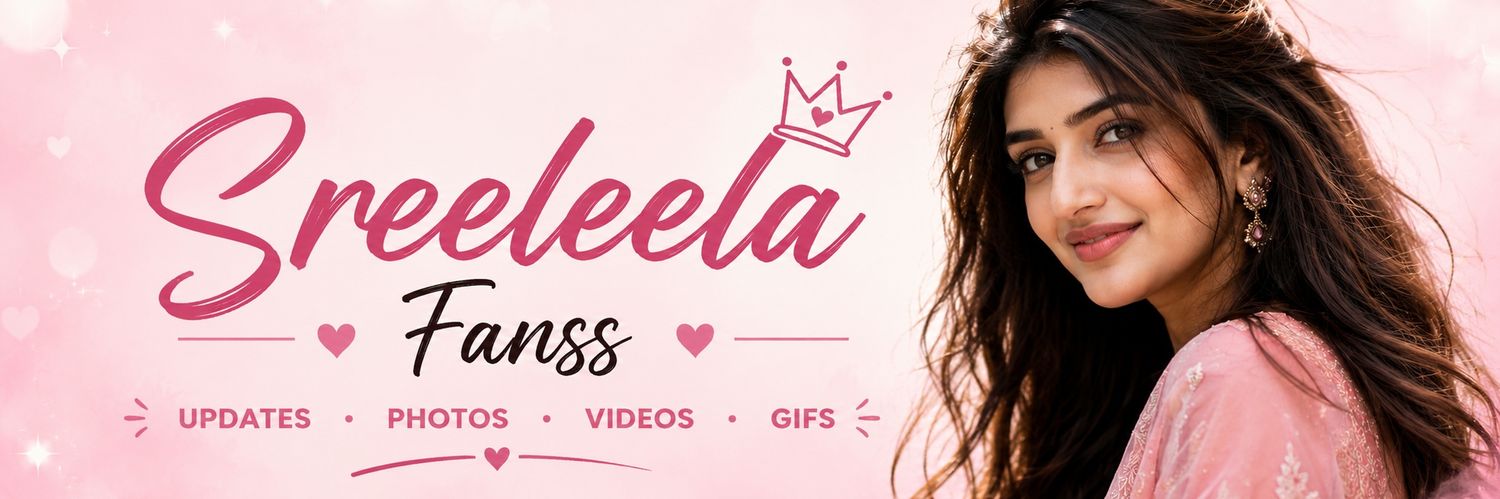 Sreeleela Fanss's banner