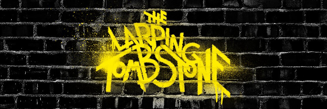 The Larping Tombstone's banner