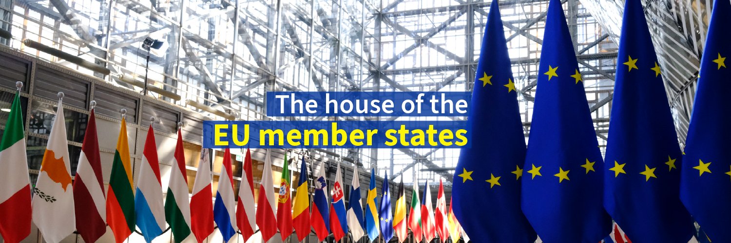 EU Council's banner