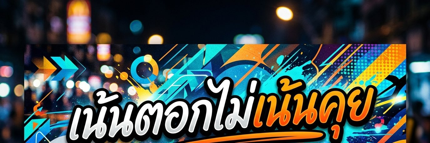 เน้นตอกไม่เน้นคุย's banner