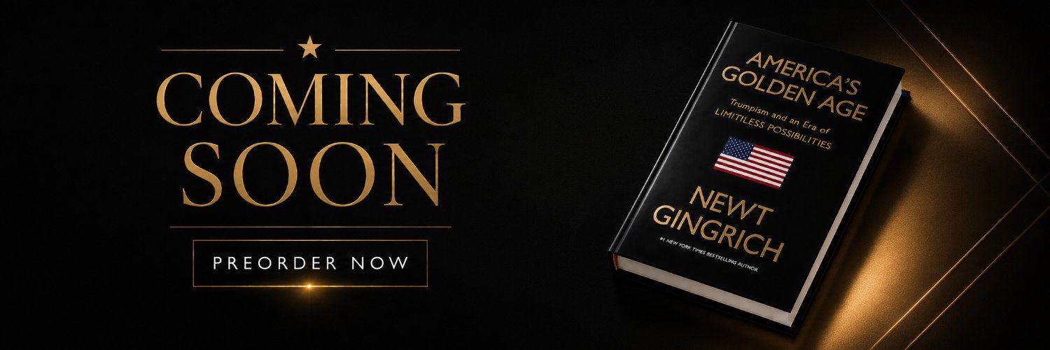 Newt Gingrich's banner
