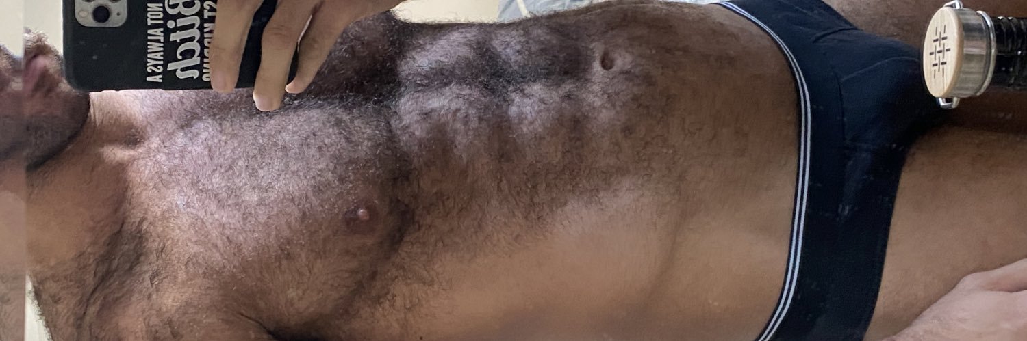 Hairy hunk's banner