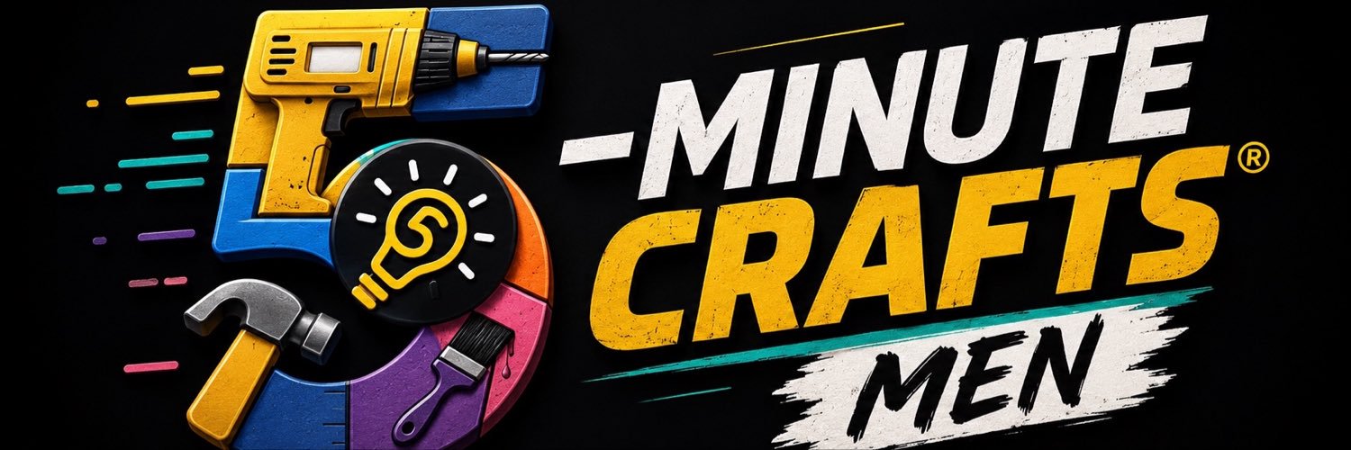 5-Minute crafts Men's banner