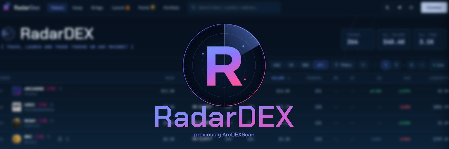 Radar DEX's banner