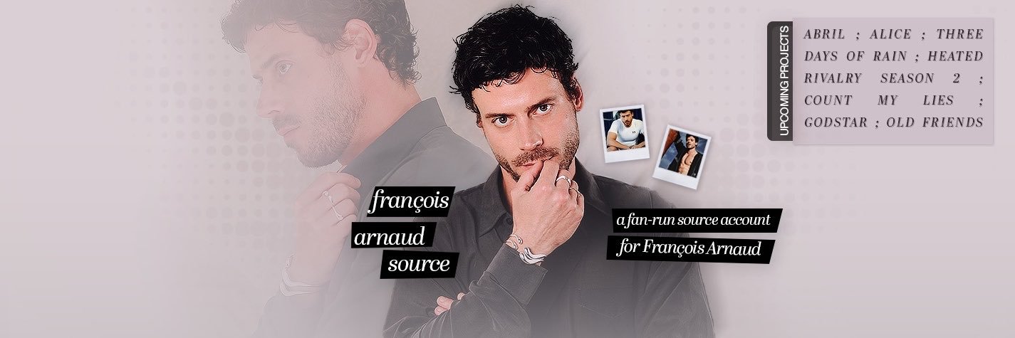François Arnaud Source's banner
