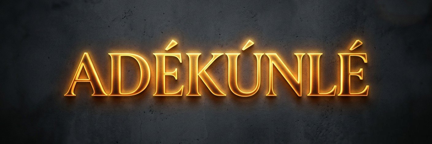 Adékúnlé's banner
