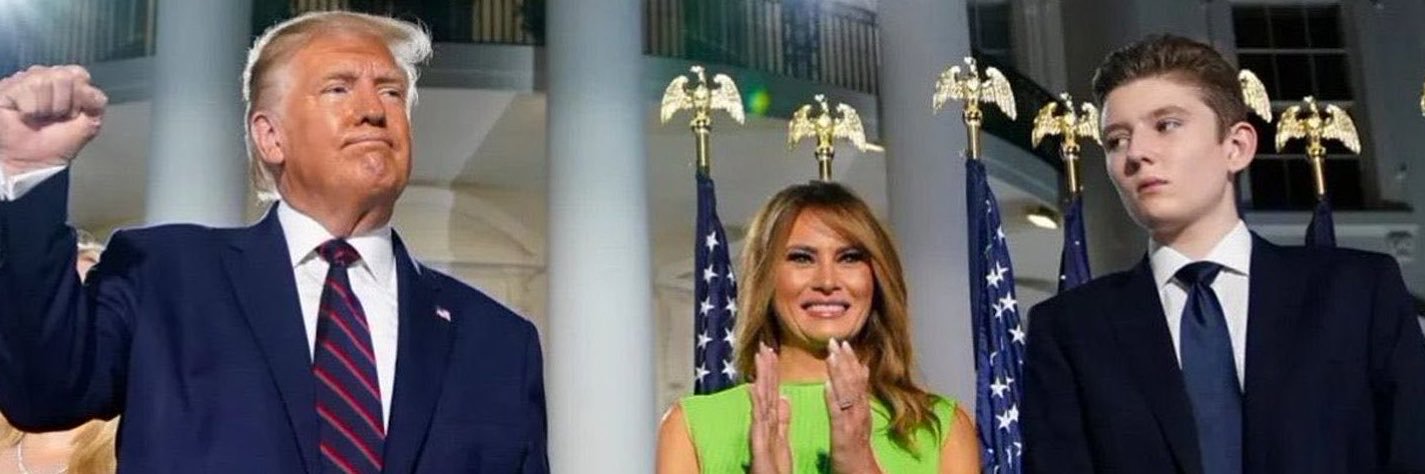Baron Trump's banner