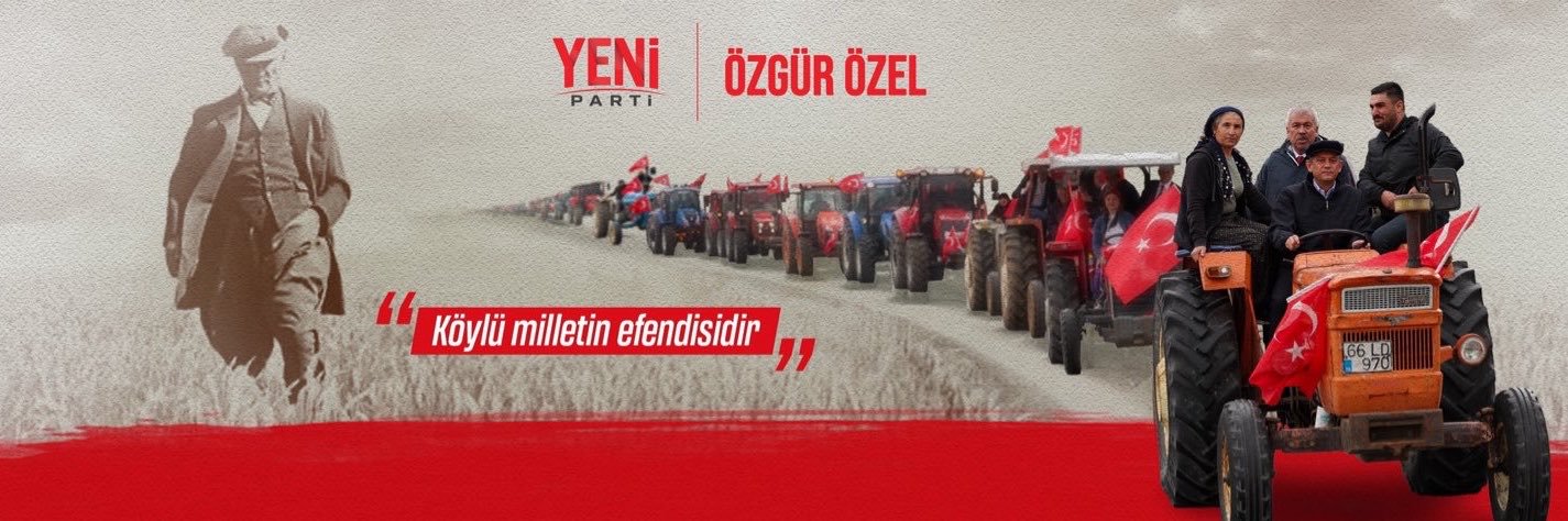 YENİ Parti's banner