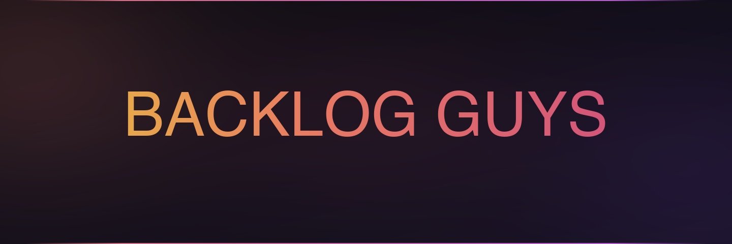 Backlogguys's banner