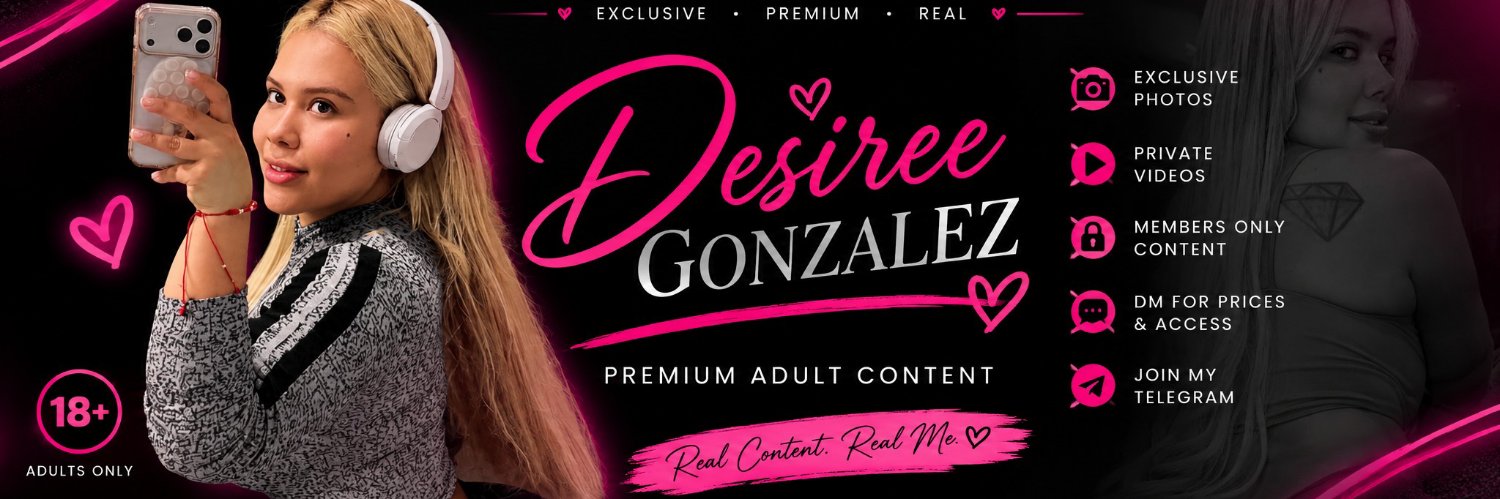 Desiree Gonz's banner