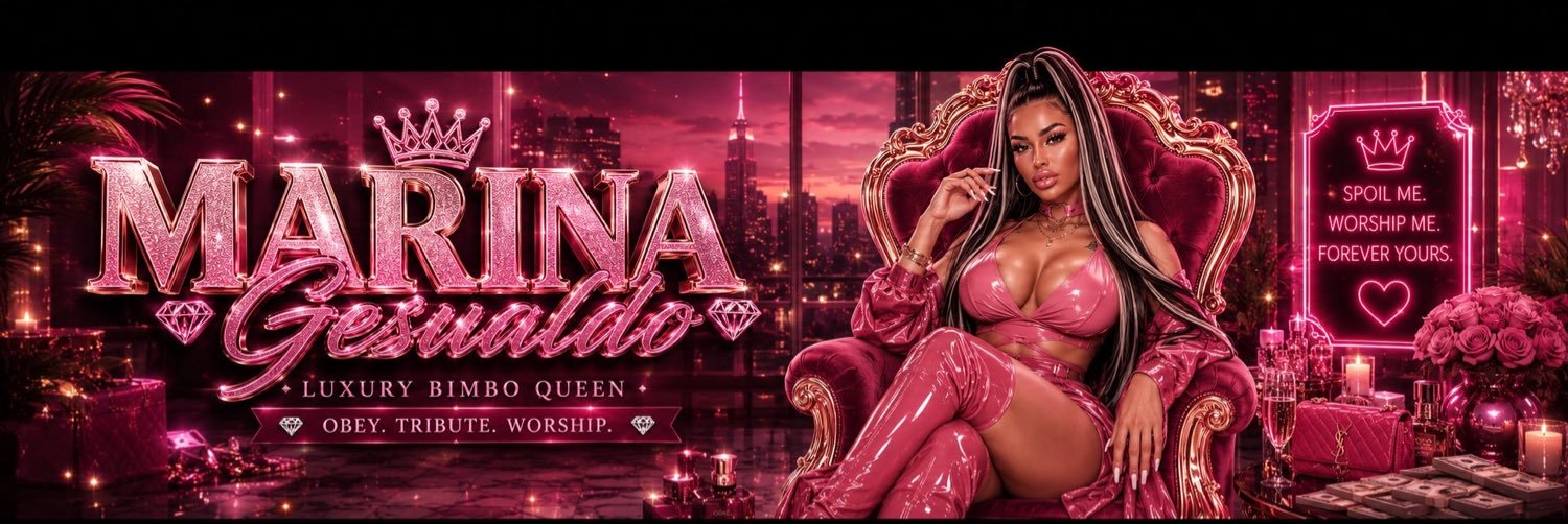 Bimbonatrix Marina Plastic-Queen's banner