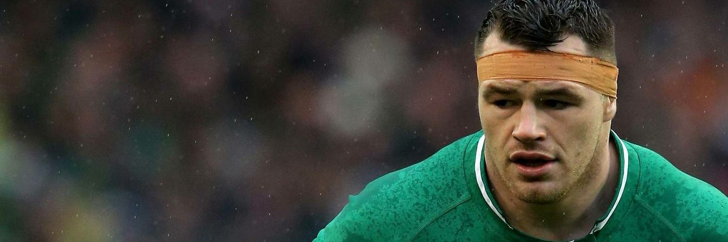 Cian Healy's banner