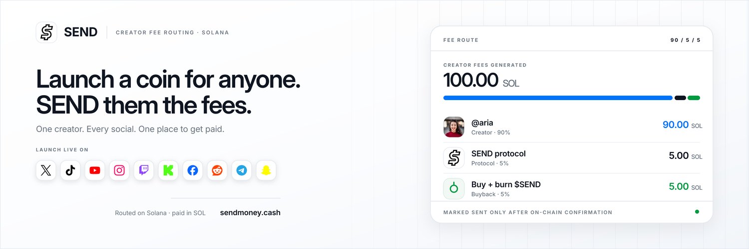 SEND's banner