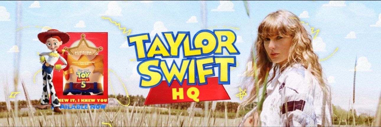 Taylor Swift HQ's banner