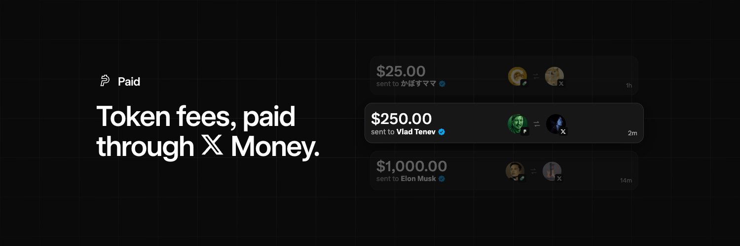 Paid's banner